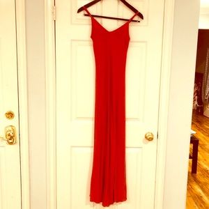 Soft + sexy cotton sundress in light tangerine